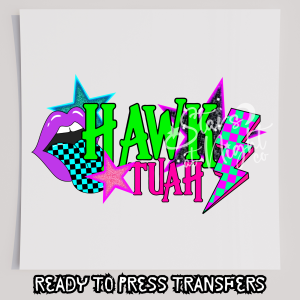 Faux Glitter Hawk Tuah Retro