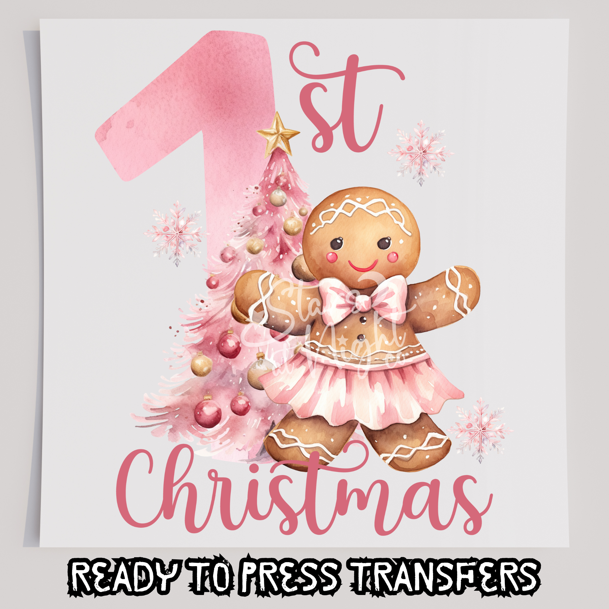 First Christmas Pink