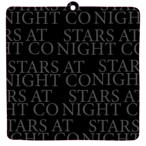 Gangsters Paradise Keychain Size Acrylic 3" w/Hole