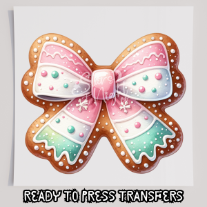 Gingerbread Bow Pink