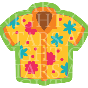Hawaiian Shirt Acrylic/Decal Combo