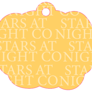 Hey Its All Going To Be Okay Charm Size Acrylic 1 1/2" w/Hole