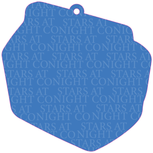 Little Cooler Keychain Size Acrylic 3" w/Hole