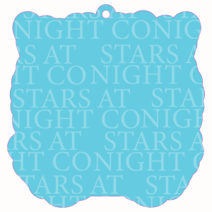 Live Laugh Toaster Bath Keychain Size Acrylic 3" w/Hole