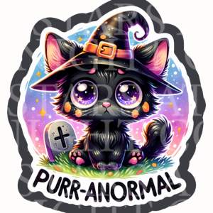 Purr Anormal Cat Acrylic Decal Combo