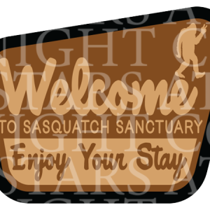 Sasquatch Sign Acrylic/Decal Combo