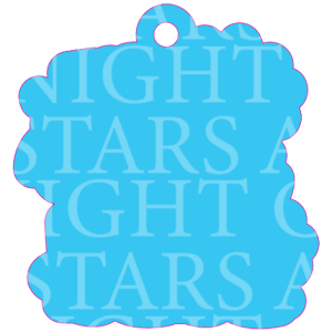 Take Me To The Beach Charm Size Acrylic 1 1/2" w/Hole
