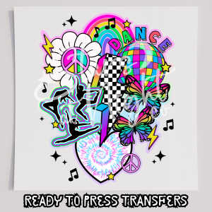 Dance Collage Neon