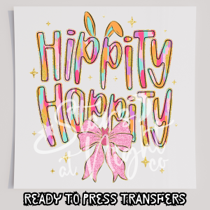 Faux Glitter Hippity Hoppity