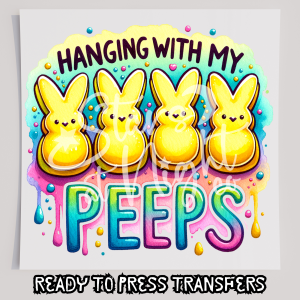 Hanging With My Peeps Neon Colors
