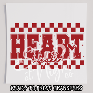 Heart Breaker Red Checkered