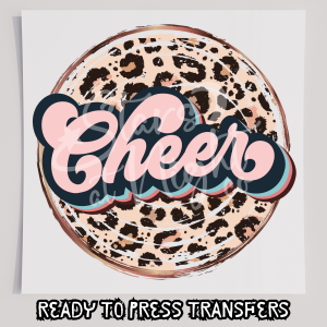 Cheer Pink Leopard Circle