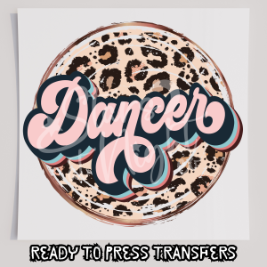 Dancer Leopard Print Circle