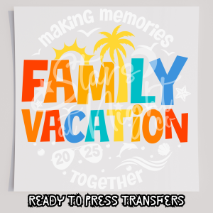 Making Memories Family Vacation White