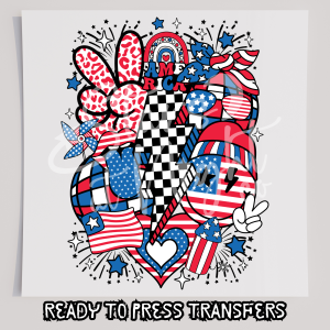 Retro America Collage