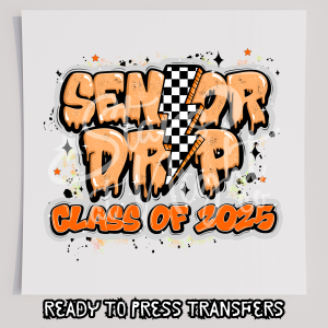 Senior Drip Orange