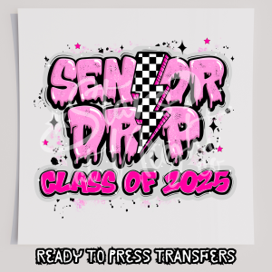 Senior Drip Pink
