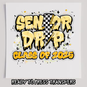 Senior Drip Yellow