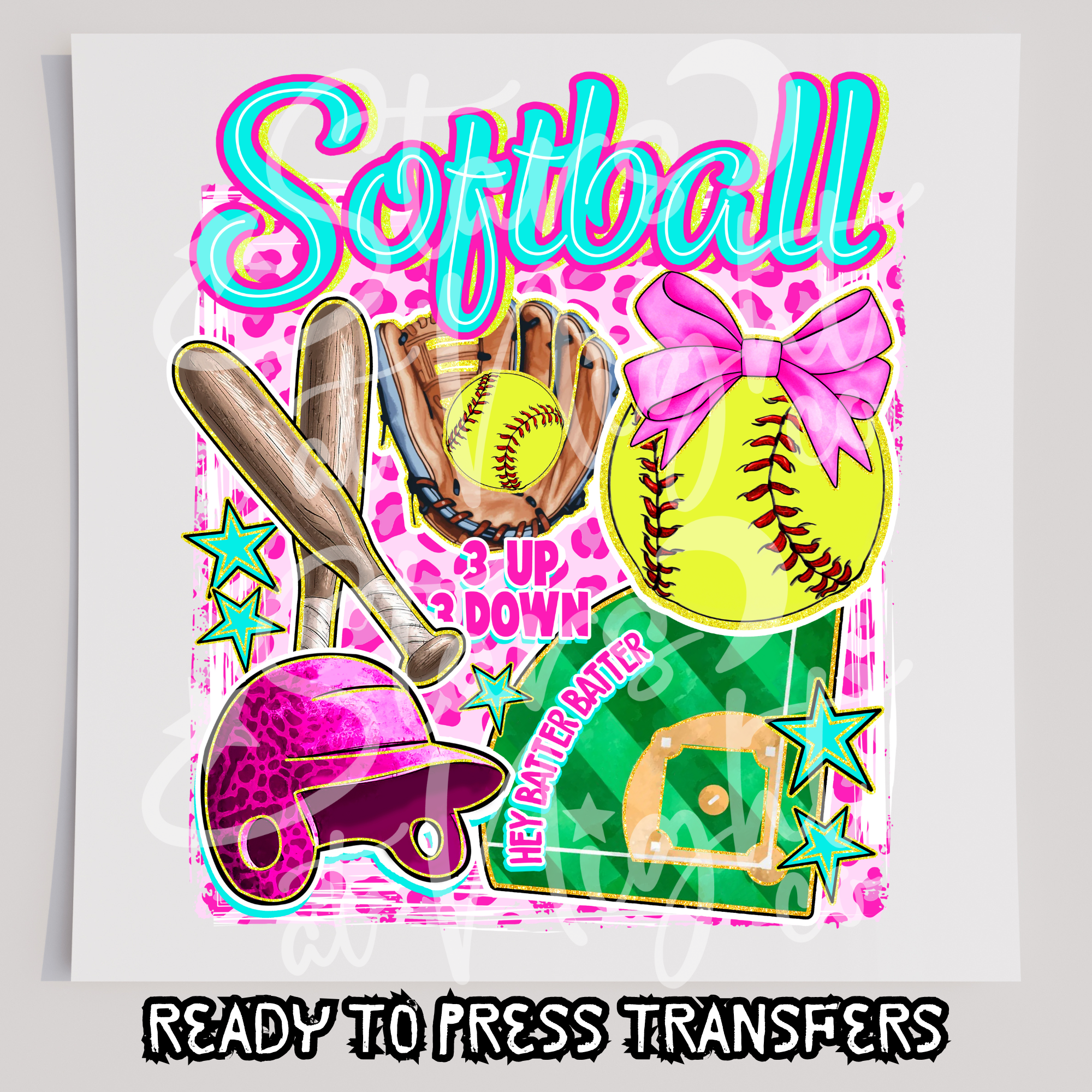 Softball Collage